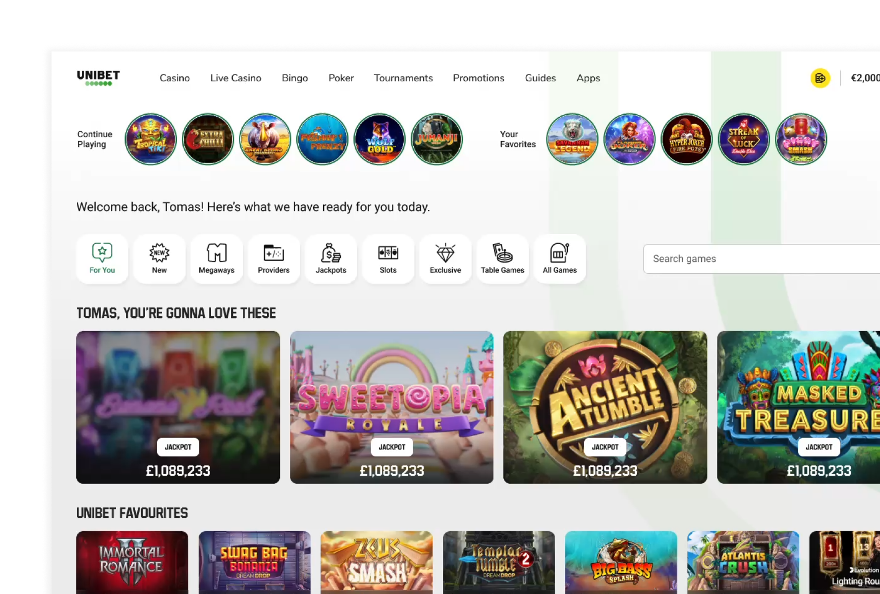 Light mode on Desktop